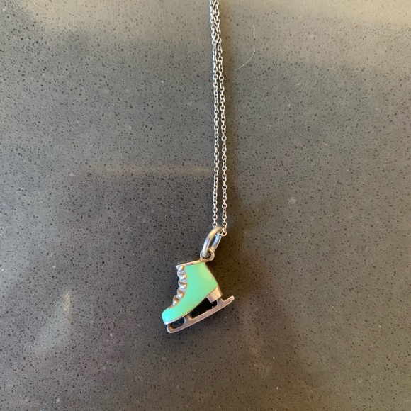 Tiffany Co Ice Skate Charm Chain Rare 
